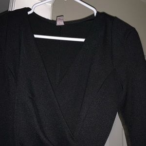 Black mini dress